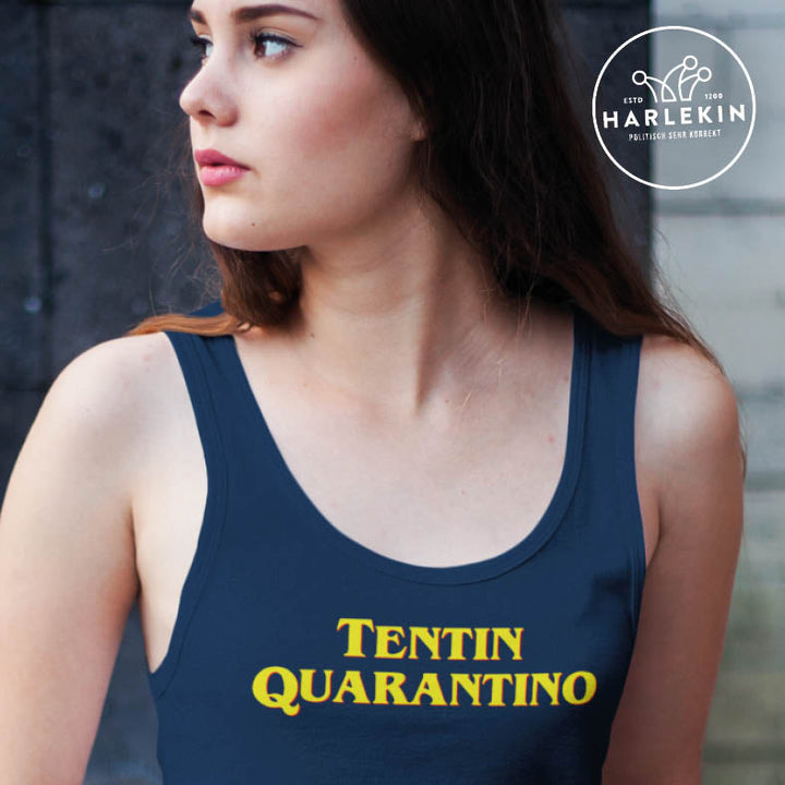 DEZENTE REBELLEN TANK TOP MÄDELS • QUARANTINO-HARLEKINSHOP