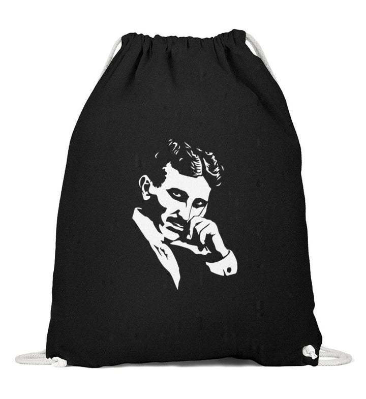DEZENTE REBELLEN TURNBEUTEL • TESLA PORTRAIT-HARLEKINSHOP