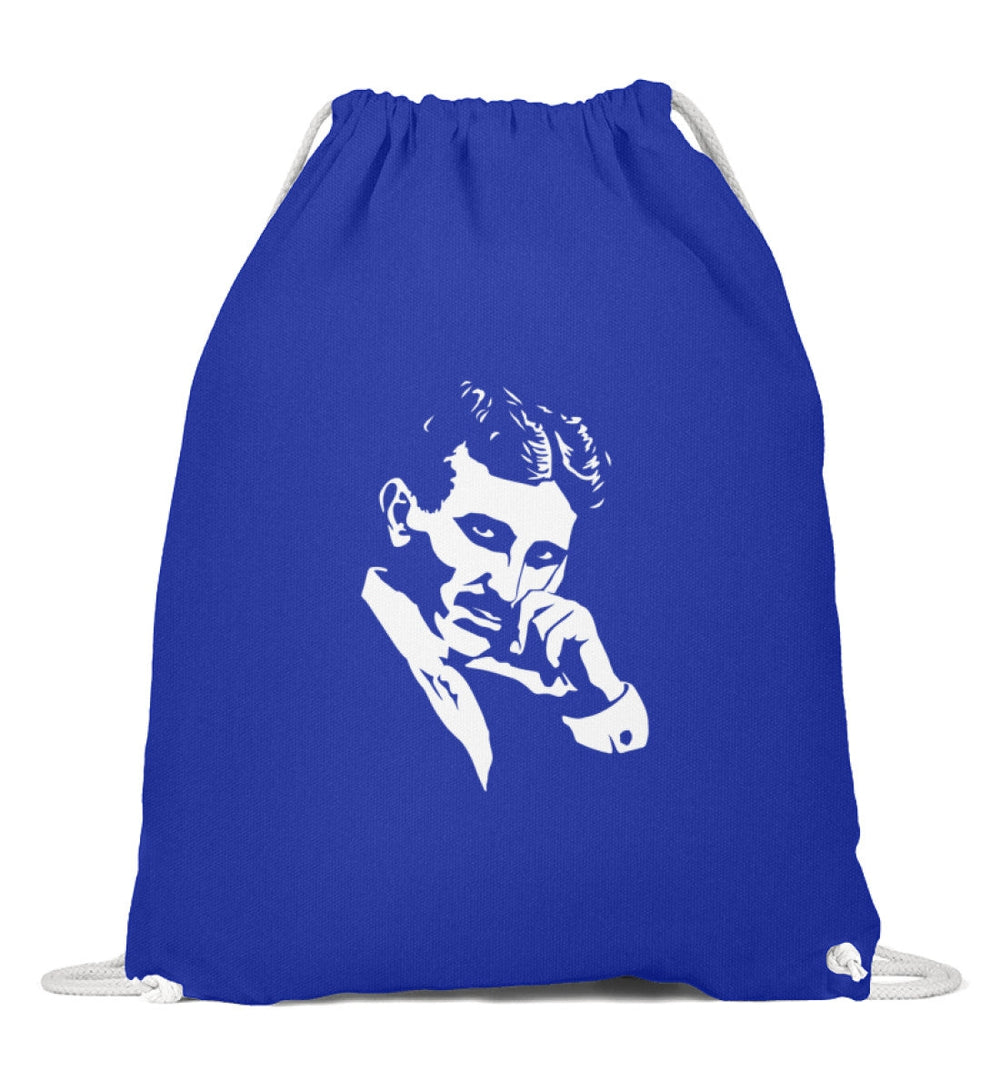 DEZENTE REBELLEN TURNBEUTEL • TESLA PORTRAIT-HARLEKINSHOP