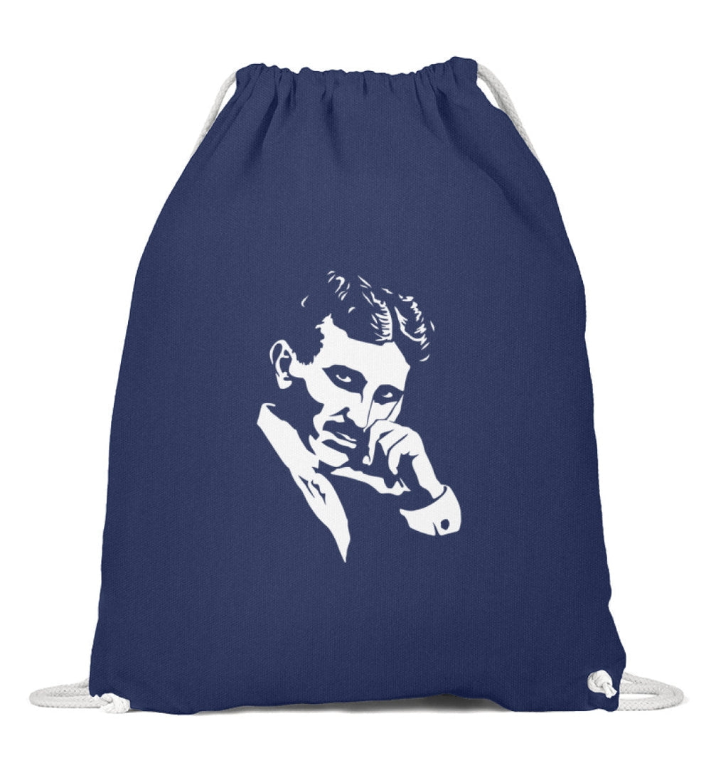 DEZENTE REBELLEN TURNBEUTEL • TESLA PORTRAIT-HARLEKINSHOP