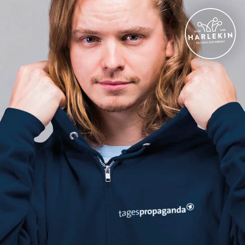 DEZENTE REBELLEN ZIPPER HOODIE BUBEN / EDLER STICK • TAGESPROPAGANDA-HARLEKINSHOP