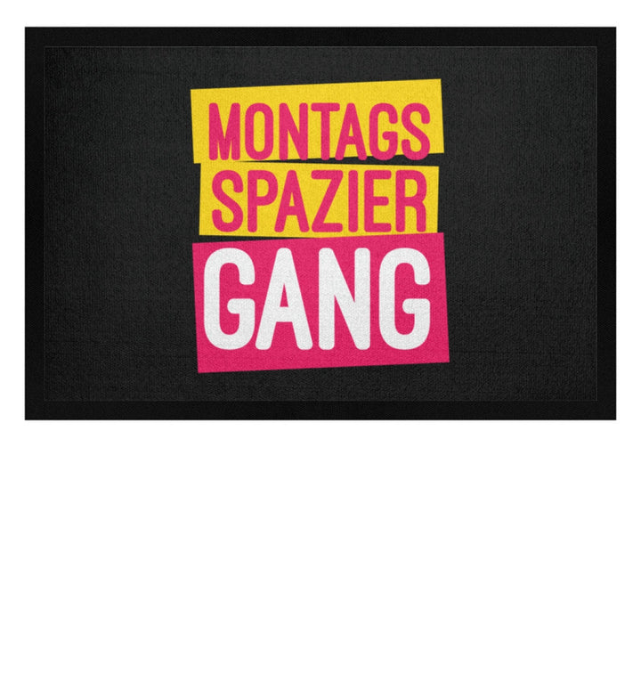 DIE MÖHRE: GRÜNZEUG FUSSMATTE • MONTAGSSPAZIER-GANG-HARLEKINSHOP
