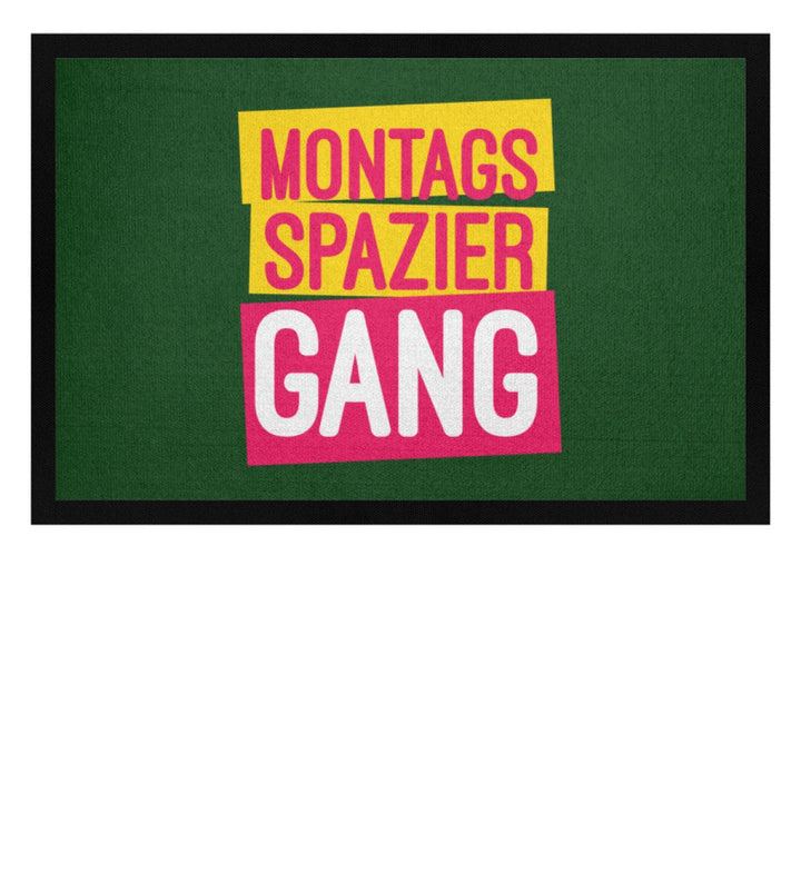 DIE MÖHRE: GRÜNZEUG FUSSMATTE • MONTAGSSPAZIER-GANG-HARLEKINSHOP