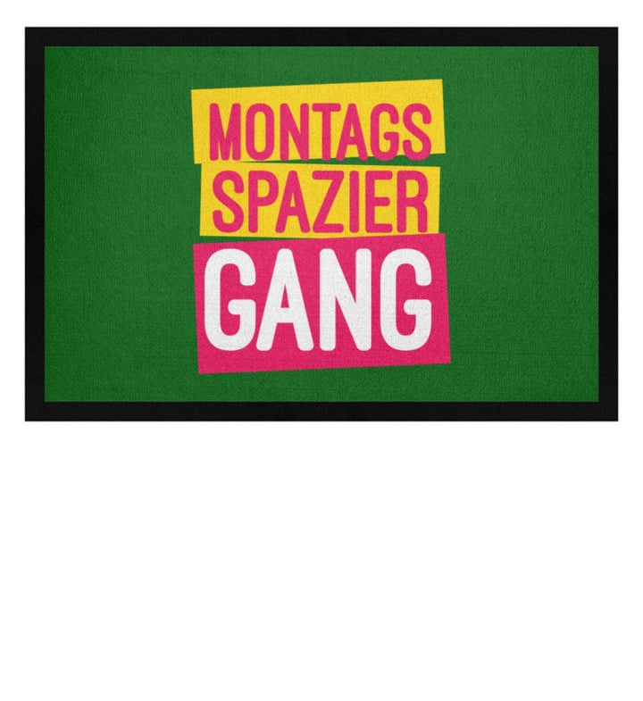 DIE MÖHRE: GRÜNZEUG FUSSMATTE • MONTAGSSPAZIER-GANG-HARLEKINSHOP