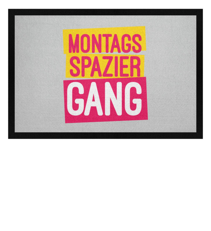 DIE MÖHRE: GRÜNZEUG FUSSMATTE • MONTAGSSPAZIER-GANG-HARLEKINSHOP