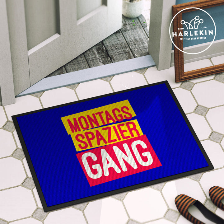 DIE MÖHRE: GRÜNZEUG FUSSMATTE • MONTAGSSPAZIER-GANG-HARLEKINSHOP