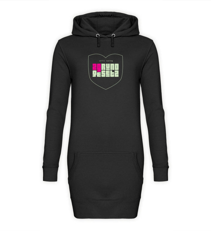 DIE MÖHRE: GRÜNZEUG HOODIEKLEID MÄDELS • 2G: STILL LOVING GRUNDGESETZ-HARLEKINSHOP