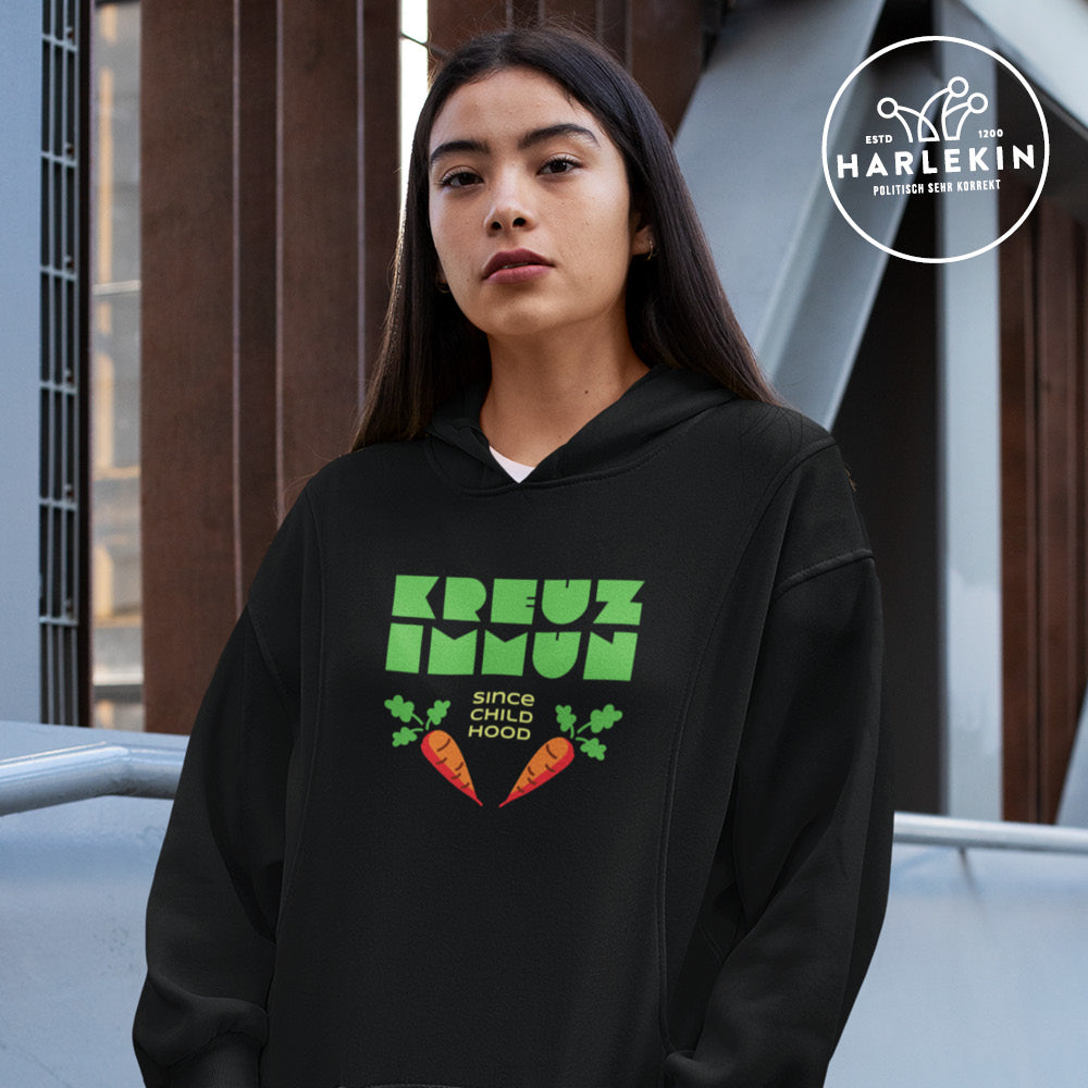 DIE MÖHRE: GRÜNZEUG HOODIEKLEID MÄDELS • KREUZIMMUN-HARLEKINSHOP