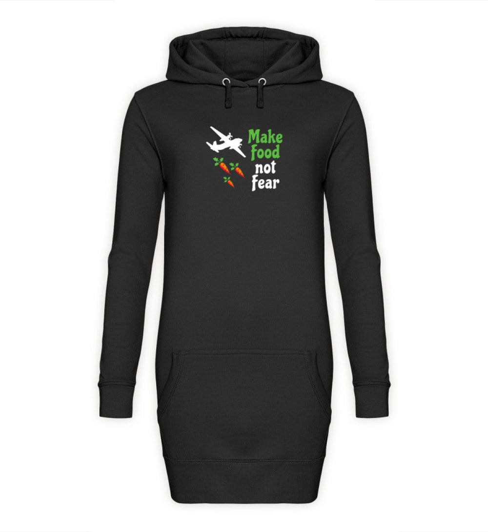 DIE MÖHRE: GRÜNZEUG HOODIEKLEID MÄDELS • MAKE FOOD NOT FEAR-HARLEKINSHOP