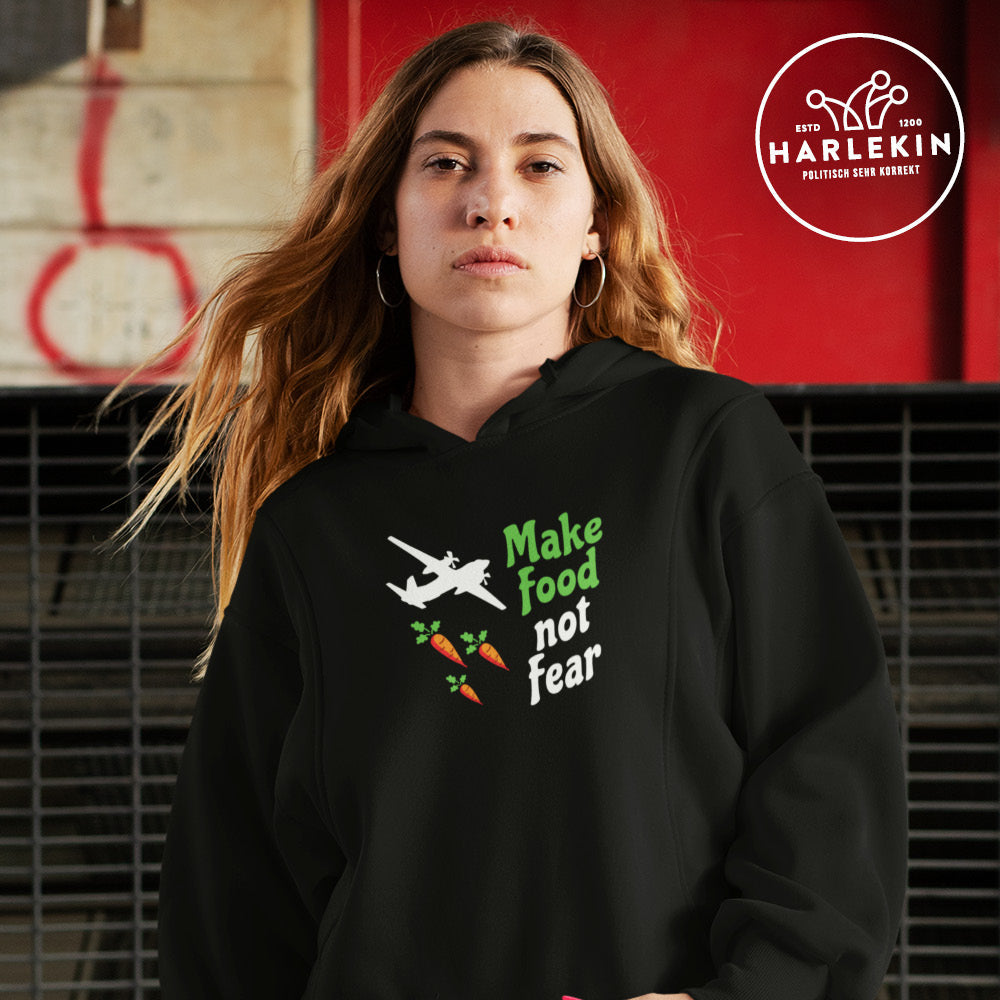 DIE MÖHRE: GRÜNZEUG HOODIEKLEID MÄDELS • MAKE FOOD NOT FEAR-HARLEKINSHOP