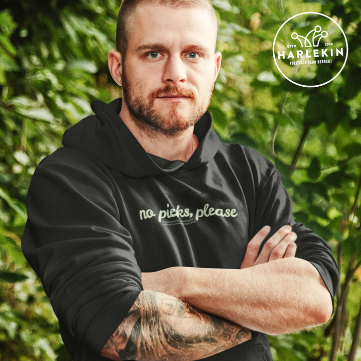 DIE MÖHRE: GRÜNZEUG ORGANIC HOODIE BUBEN • NO PIEKS PLEACE-HARLEKINSHOP