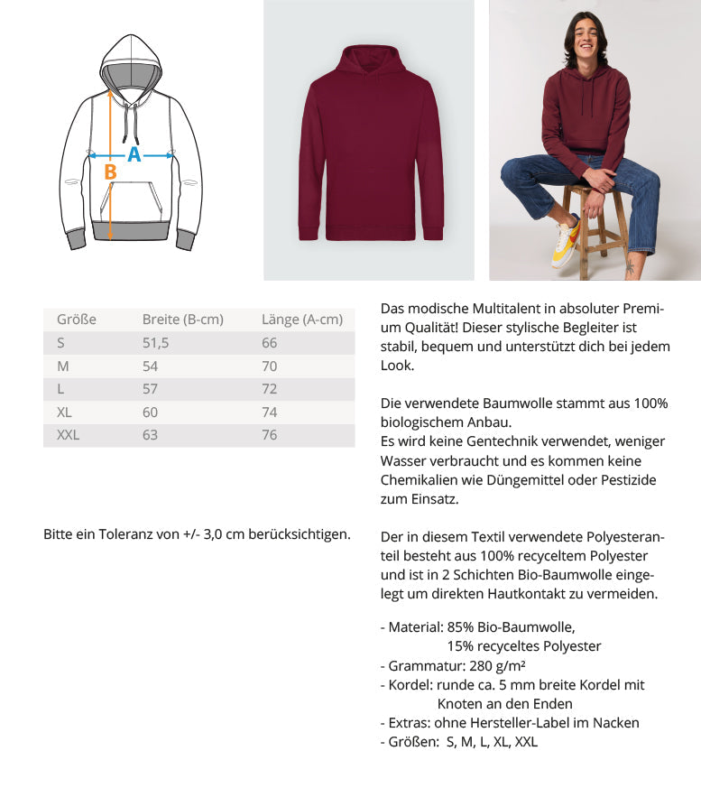 DIE MÖHRE: GRÜNZEUG ORGANIC HOODIE MÄDELS • MONTAGSSPAZIER-GANG-HARLEKINSHOP