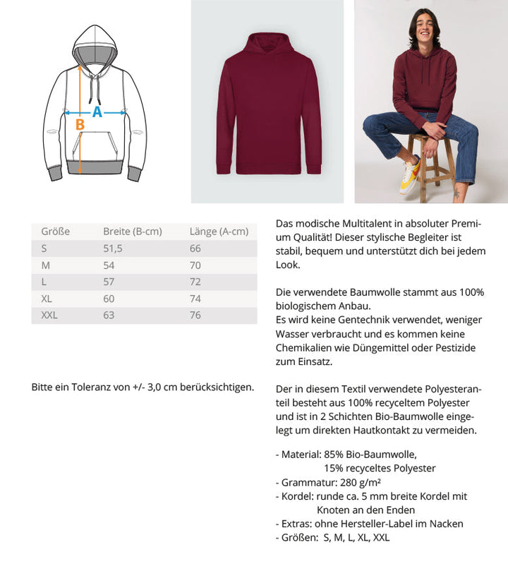 DIE MÖHRE: GRÜNZEUG ORGANIC HOODIE MÄDELS • MONTAGSSPAZIER-GANG-HARLEKINSHOP