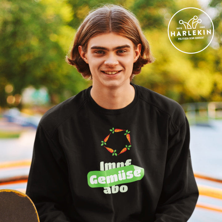 DIE MÖHRE: GRÜNZEUG ORGANIC SWEATER BUBEN • GEMÜSEABO-HARLEKINSHOP