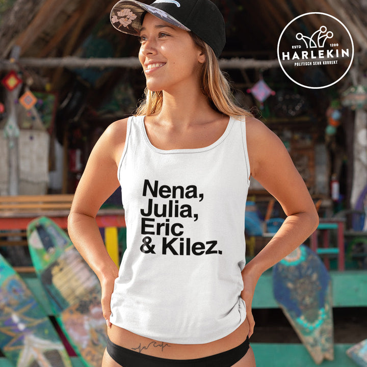 DIE MÖHRE: GRÜNZEUG ORGANIC TANK TOP MÄDELS • NENA, JULIA, ERIC & KILEZ - HELL-HARLEKINSHOP
