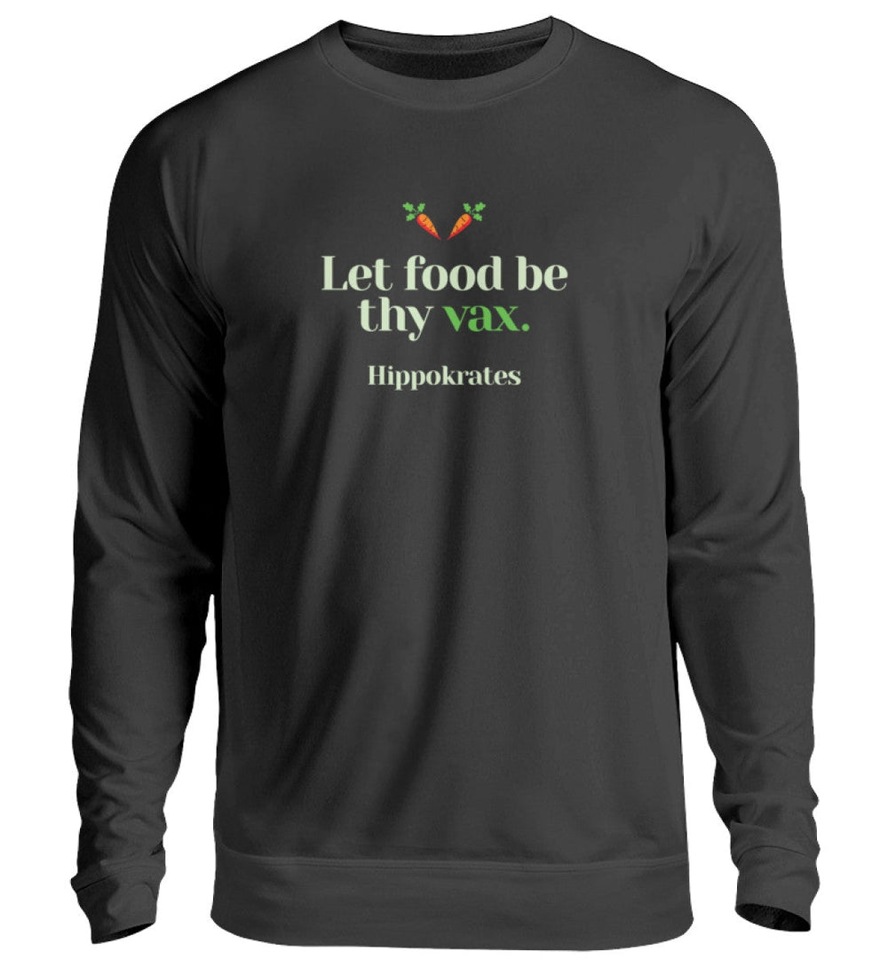 DIE MÖHRE: GRÜNZEUG SWEATER MÄDELS • FOOD & VAX / HIPPOKRATES - DUNKEL-HARLEKINSHOP