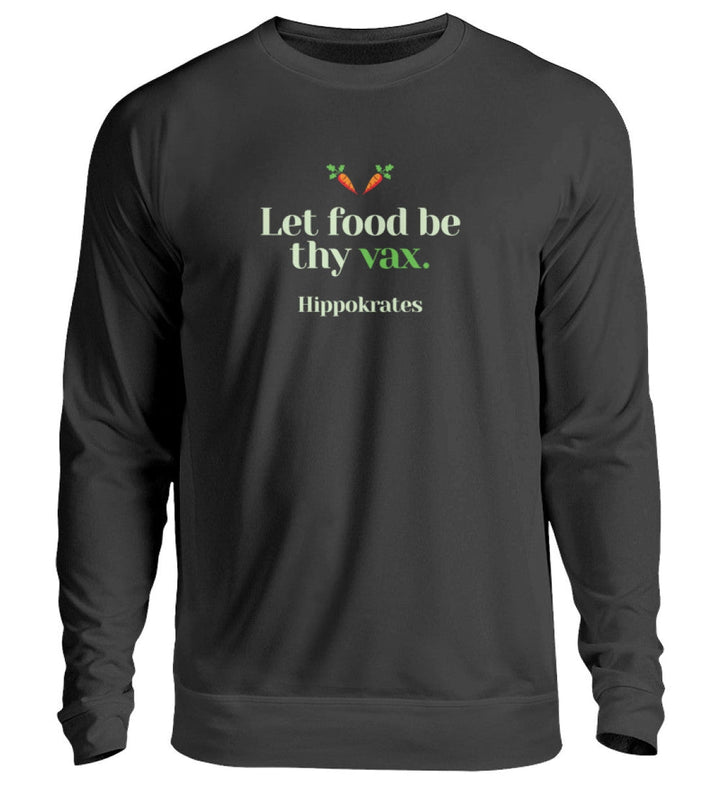 DIE MÖHRE: GRÜNZEUG SWEATER MÄDELS • FOOD & VAX / HIPPOKRATES - DUNKEL-HARLEKINSHOP