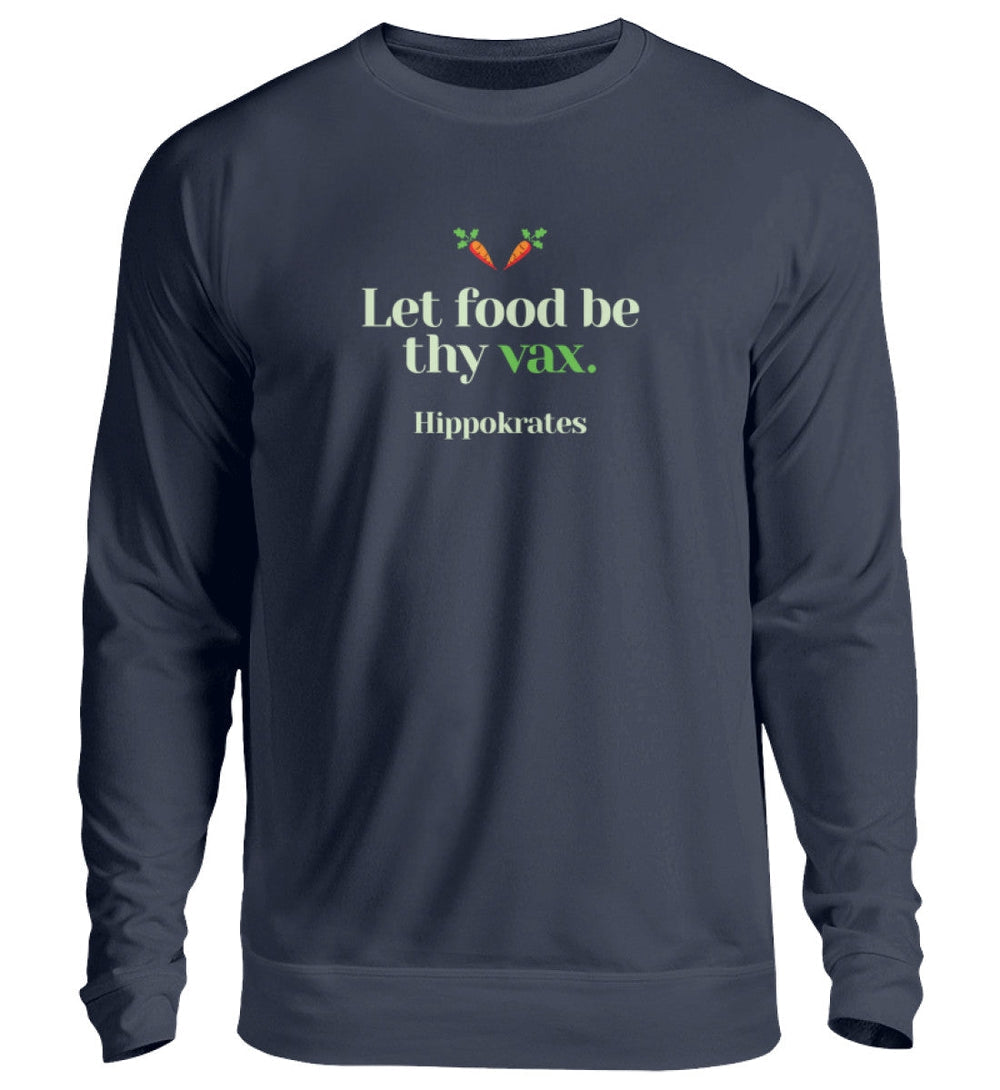 DIE MÖHRE: GRÜNZEUG SWEATER MÄDELS • FOOD & VAX / HIPPOKRATES - DUNKEL-HARLEKINSHOP