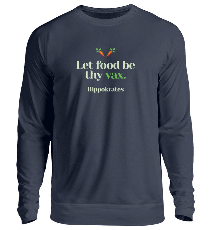 DIE MÖHRE: GRÜNZEUG SWEATER MÄDELS • FOOD & VAX / HIPPOKRATES - DUNKEL-HARLEKINSHOP