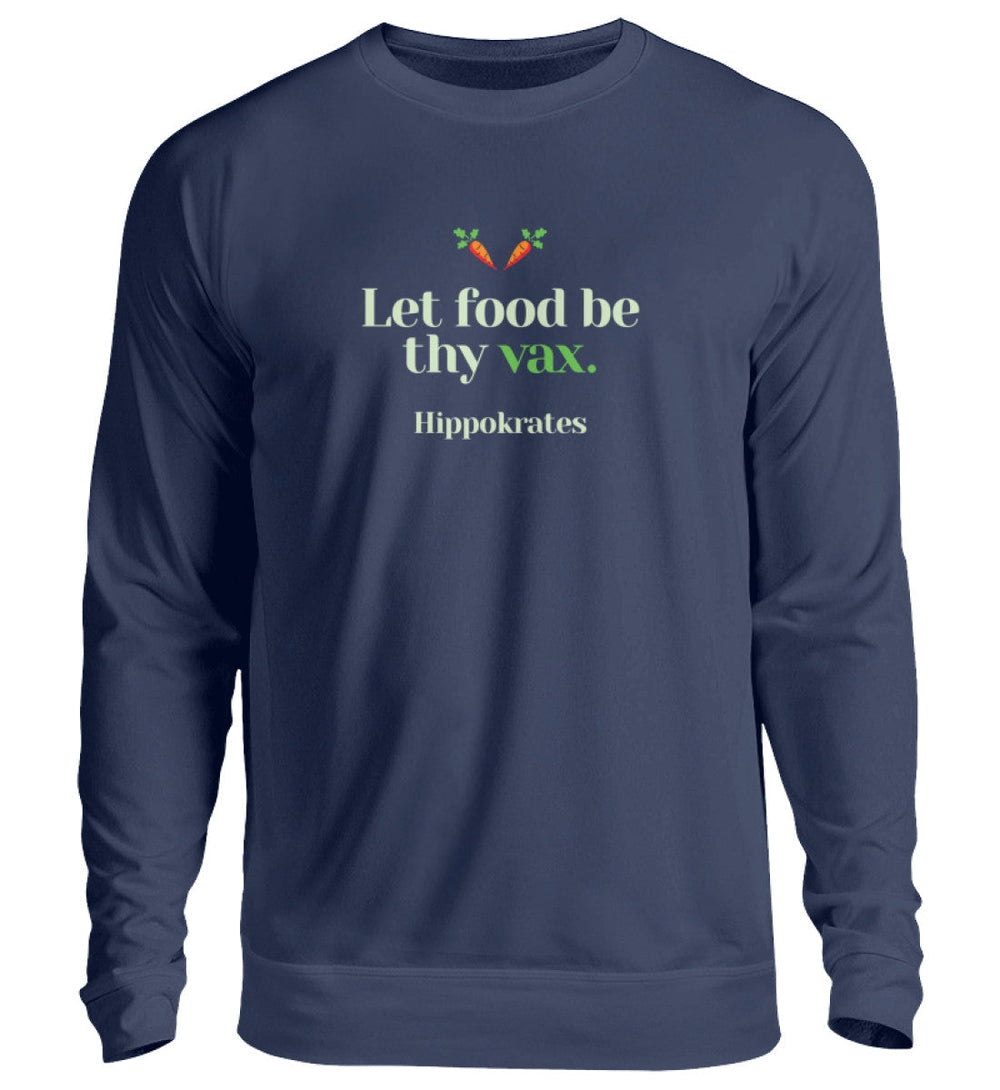 DIE MÖHRE: GRÜNZEUG SWEATER MÄDELS • FOOD & VAX / HIPPOKRATES - DUNKEL-HARLEKINSHOP
