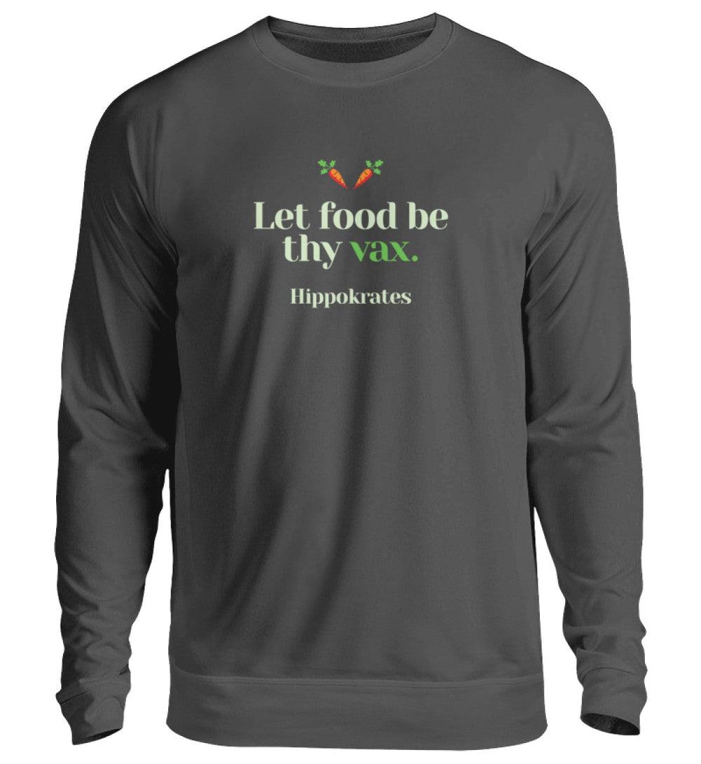 DIE MÖHRE: GRÜNZEUG SWEATER MÄDELS • FOOD & VAX / HIPPOKRATES - DUNKEL-HARLEKINSHOP