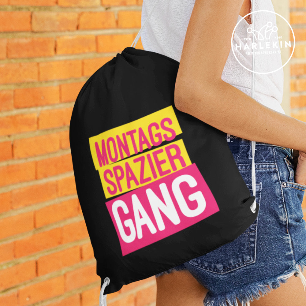 DIE MÖHRE: GRÜNZEUG TURNBEUTEL • MONTAGSSPAZIER-GANG-HARLEKINSHOP