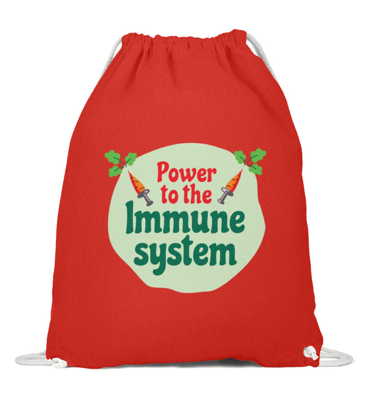 DIE MÖHRE: GRÜNZEUG TURNBEUTEL • POWER TO THE IMMUNE SYSTEM-HARLEKINSHOP