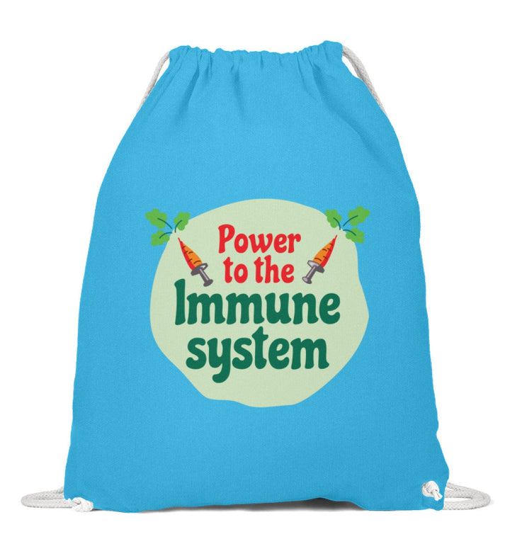 DIE MÖHRE: GRÜNZEUG TURNBEUTEL • POWER TO THE IMMUNE SYSTEM-HARLEKINSHOP