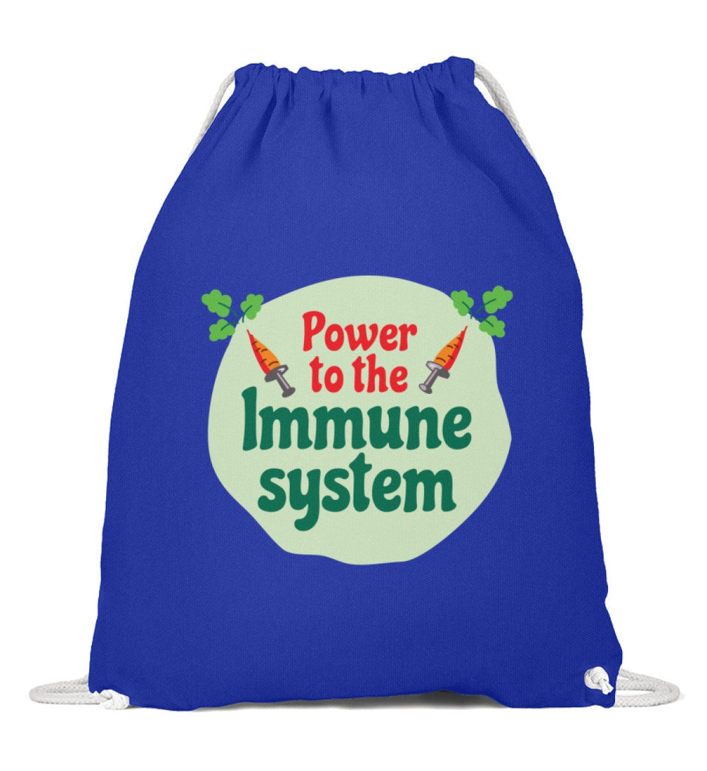DIE MÖHRE: GRÜNZEUG TURNBEUTEL • POWER TO THE IMMUNE SYSTEM-HARLEKINSHOP