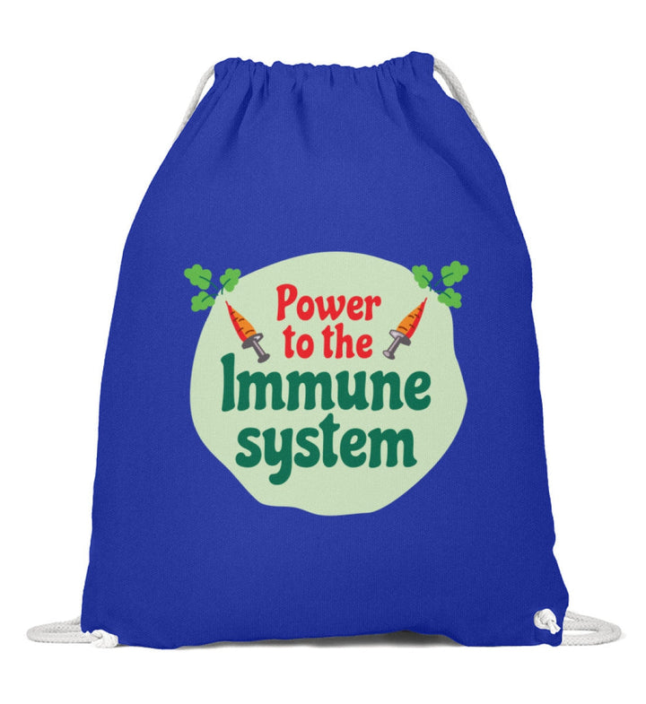 DIE MÖHRE: GRÜNZEUG TURNBEUTEL • POWER TO THE IMMUNE SYSTEM-HARLEKINSHOP