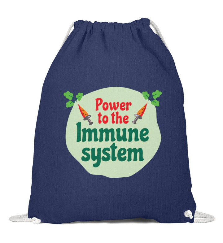 DIE MÖHRE: GRÜNZEUG TURNBEUTEL • POWER TO THE IMMUNE SYSTEM-HARLEKINSHOP