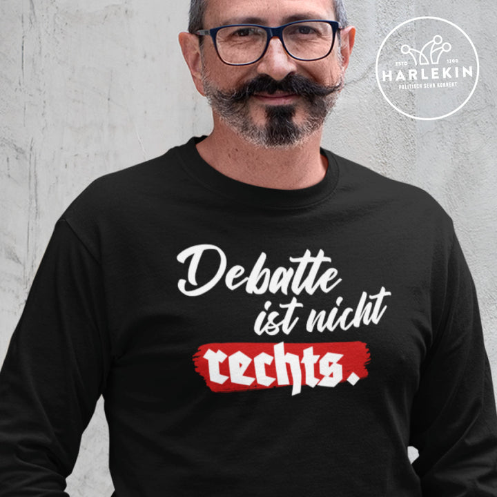SWEATER BUBEN • DEBATTE IST NICHT RECHTS