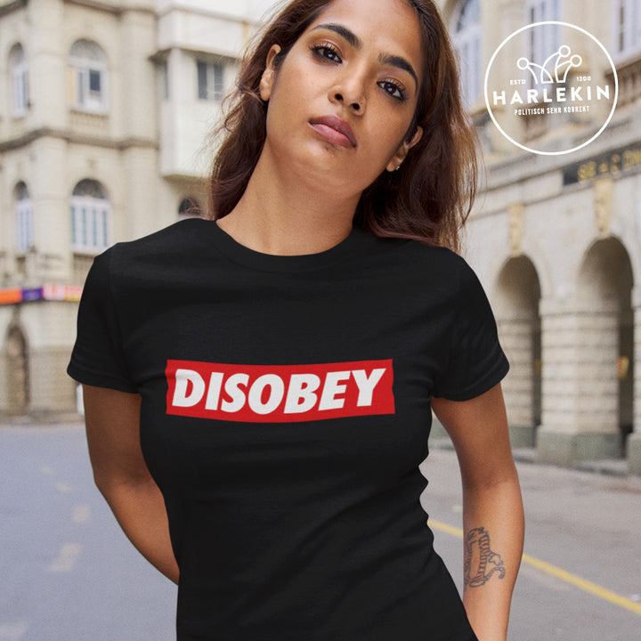 DEZENTE REBELLEN ORGANIC SHIRT MÄDELS • DISOBEY