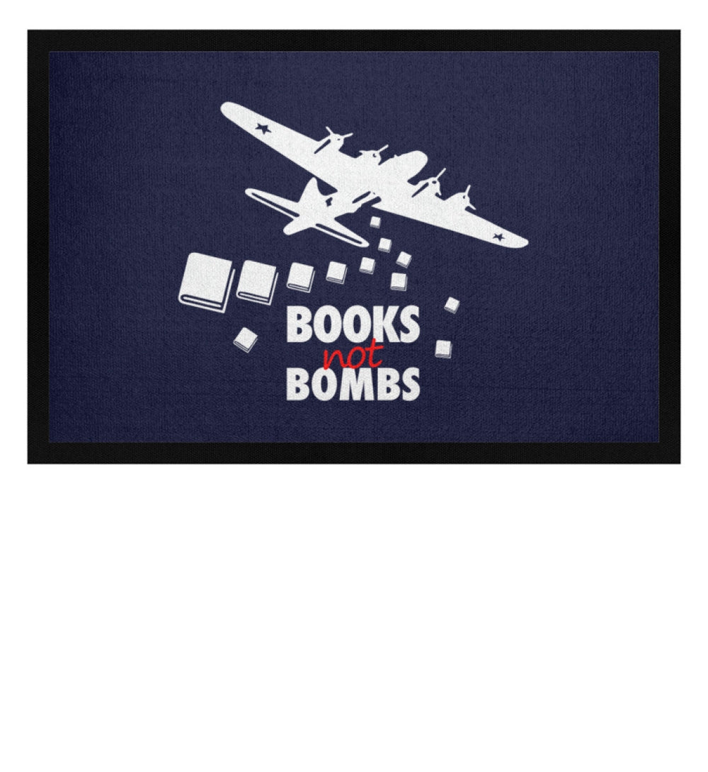 FUSSMATTE • BOOKS NOT BOMBS-HARLEKINSHOP