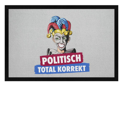 FUSSMATTE • HARLEKIN POLITISCH TOTAL KORREKT-HARLEKINSHOP