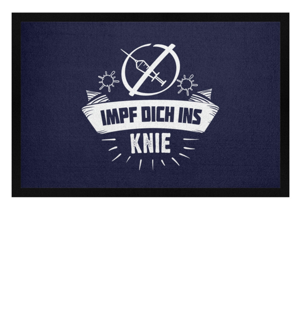 FUSSMATTE • IMPF DICH INS KNIE / #IMPFTEUCHINSKNIE-HARLEKINSHOP