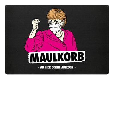 FUSSMATTE • MERKEL MAULKORB ABLEGEN!-HARLEKINSHOP