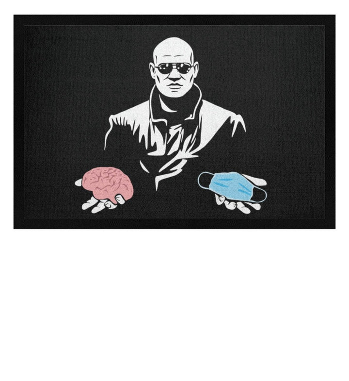 FUSSMATTE • RED OR BLUE PILL / MORPHEUS-HARLEKINSHOP