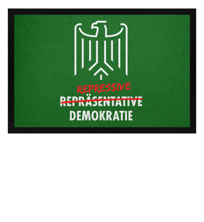 FUSSMATTE • REPRESSIVE DEMOKRATIE-HARLEKINSHOP