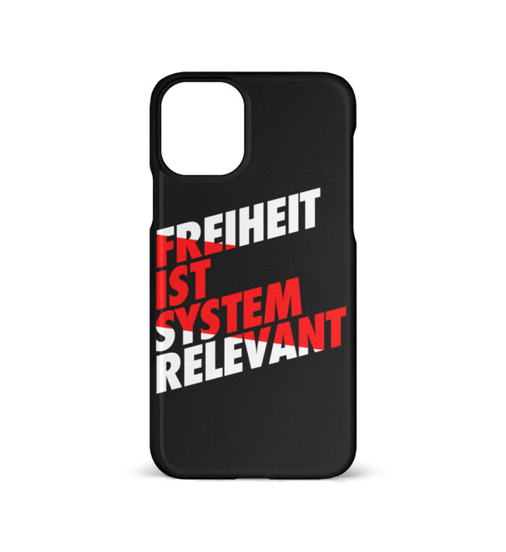 HANDYHÜLLE, HANDY CASE - IPHONE 11 • FREIHEIT IST SYSTEMRELEVANT-HARLEKINSHOP