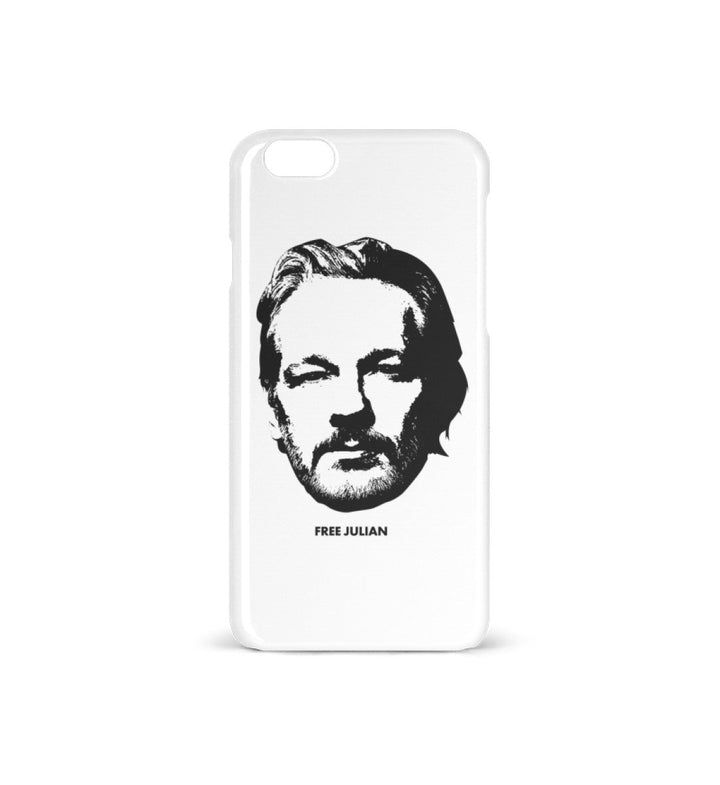 HANDYHÜLLE, HANDY CASE - IPHONE 6/6S • FREE ASSANGE! / FREE JULIAN-HARLEKINSHOP