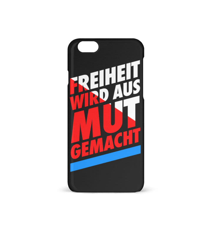 HANDYHÜLLE, HANDY CASE - IPHONE 6/6S • FREIHEIT & MUT-HARLEKINSHOP