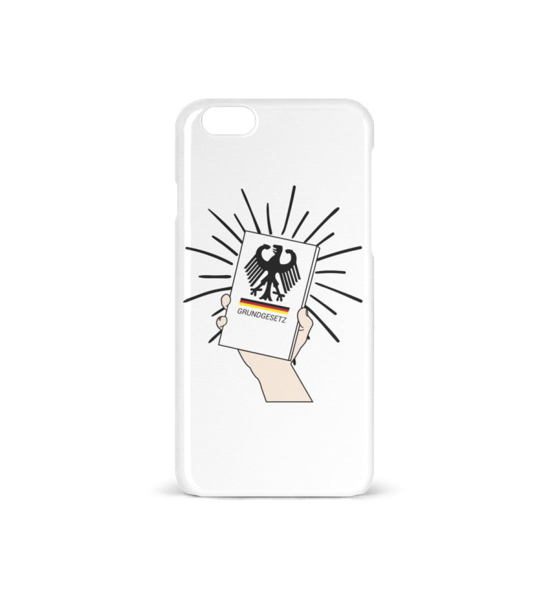 HANDYHÜLLE, HANDY CASE - IPHONE 6/6S • GG / GRUNDGESETZ-HARLEKINSHOP