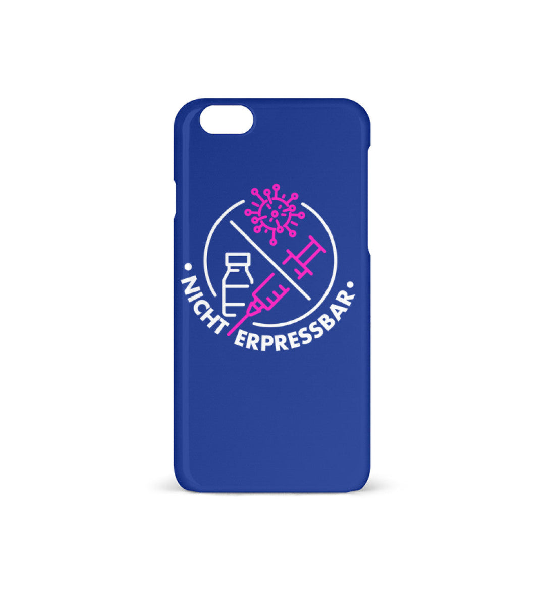 HANDYHÜLLE, HANDY CASE - IPHONE 6/6S • IMPFPFLICHT NICHT ERPRESSBAR-HARLEKINSHOP