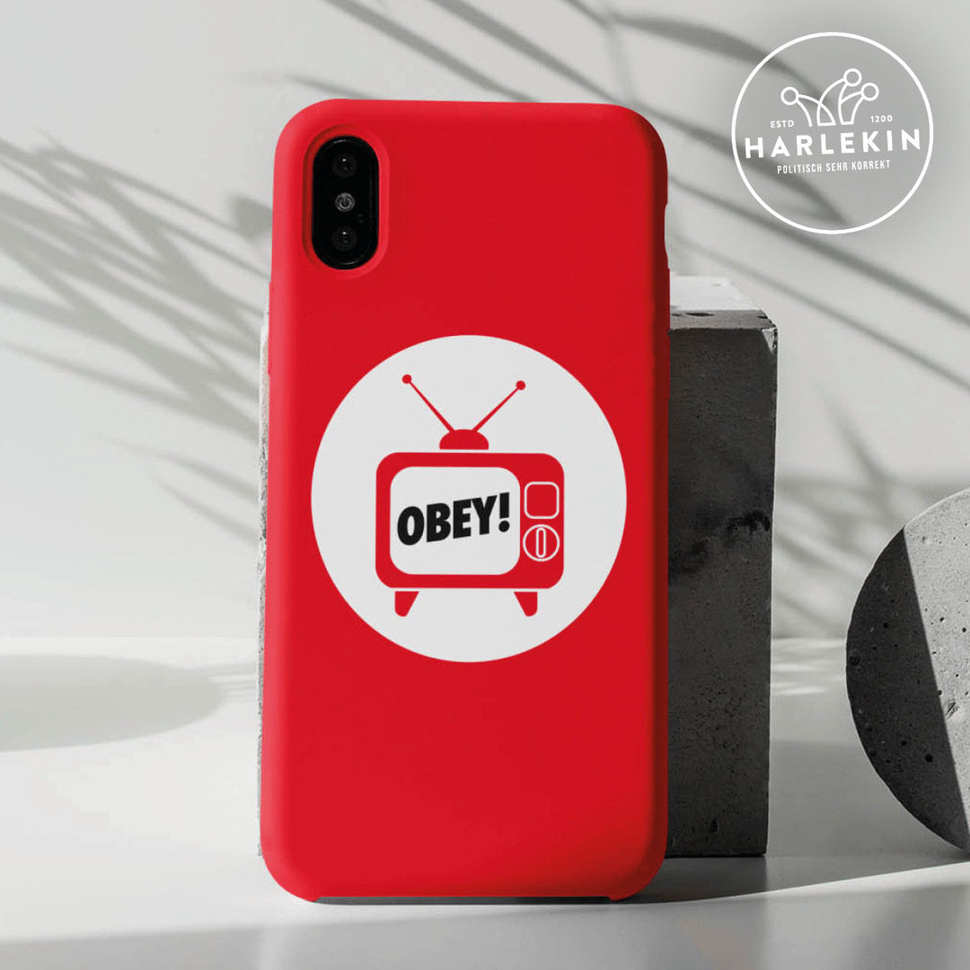 HANDYHÜLLE, HANDY CASE - IPHONE 6/6S • OBEY TV-HARLEKINSHOP