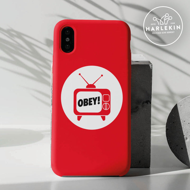 HANDYHÜLLE, HANDY CASE - IPHONE 6/6S • OBEY TV-HARLEKINSHOP