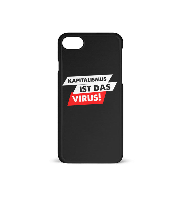 HANDYHÜLLE, HANDY CASE - IPHONE 7/8 • DAS ECHTE VIRUS / KAPITALISMUS-HARLEKINSHOP