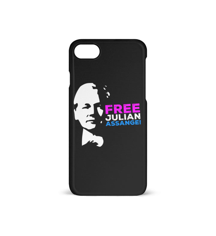 HANDYHÜLLE, HANDY CASE - IPHONE 7/8 • FREE ASSANGE-HARLEKINSHOP
