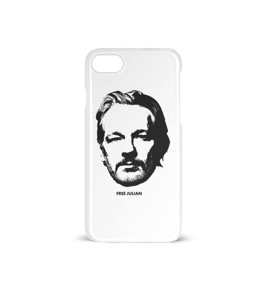 HANDYHÜLLE, HANDY CASE - IPHONE 7/8 • FREE ASSANGE! / FREE JULIAN-HARLEKINSHOP