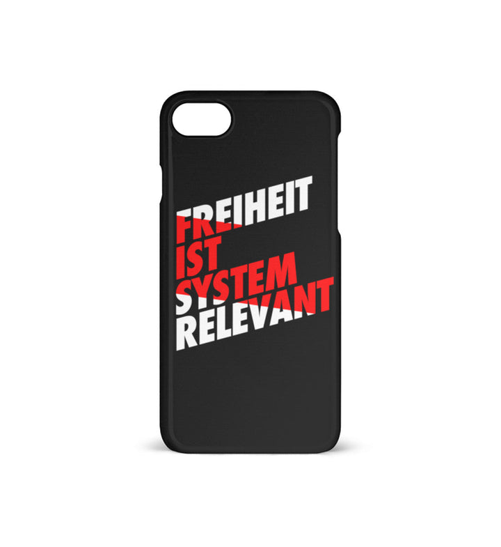 HANDYHÜLLE, HANDY CASE - IPHONE 7/8 • FREIHEIT IST SYSTEMRELEVANT-HARLEKINSHOP